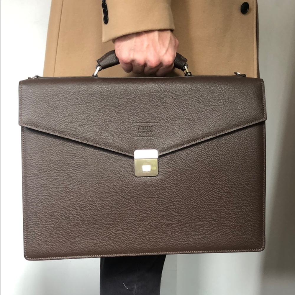 Brand new, gorgeous Armani briefcase! Never used